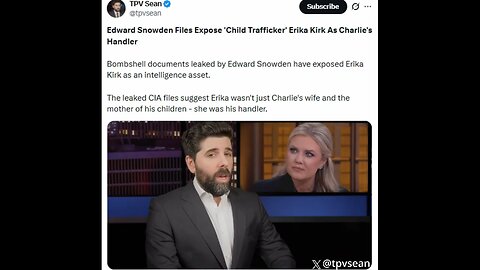 YES Erika Kirk Is An Intelligence Asset!