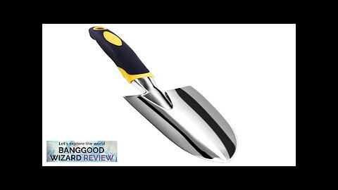 Garden Trowel Hand Shovel with Soft Rubberized Non-Slip Ergonomic Handle for Planting Review