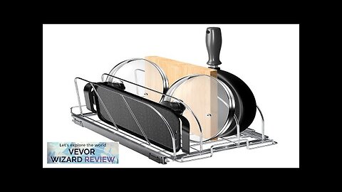 VEVOR Pan and Pot Rack Expandable Pull Out Under Cabinet Organizer Cookie Review