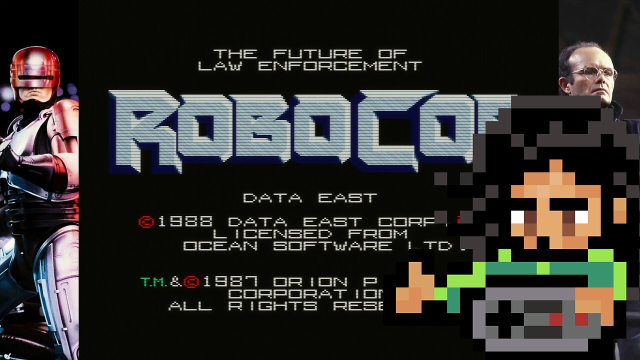 Robocop (1988) Arcade Playthrough.