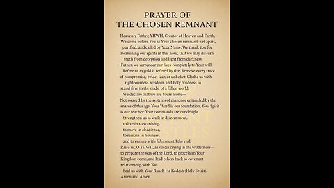Prayer of the Choosen Remnant, Remnant Apostles, Apostle Ina