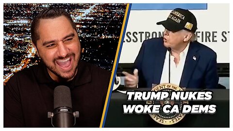 President Trump Throws Down The Gauntlet On Woke CA Democrats | Drew Hernandez