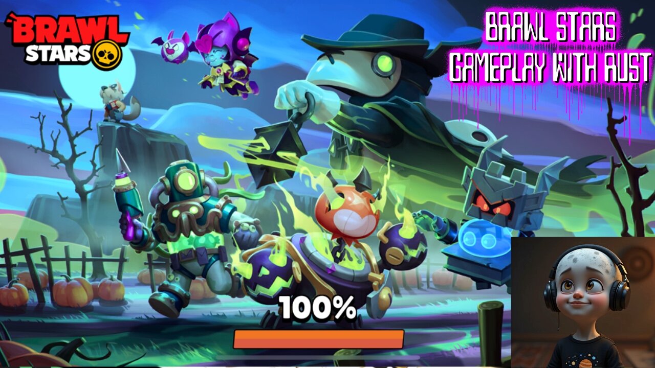 Brawl Stars Spooky Gameplay with Rust.