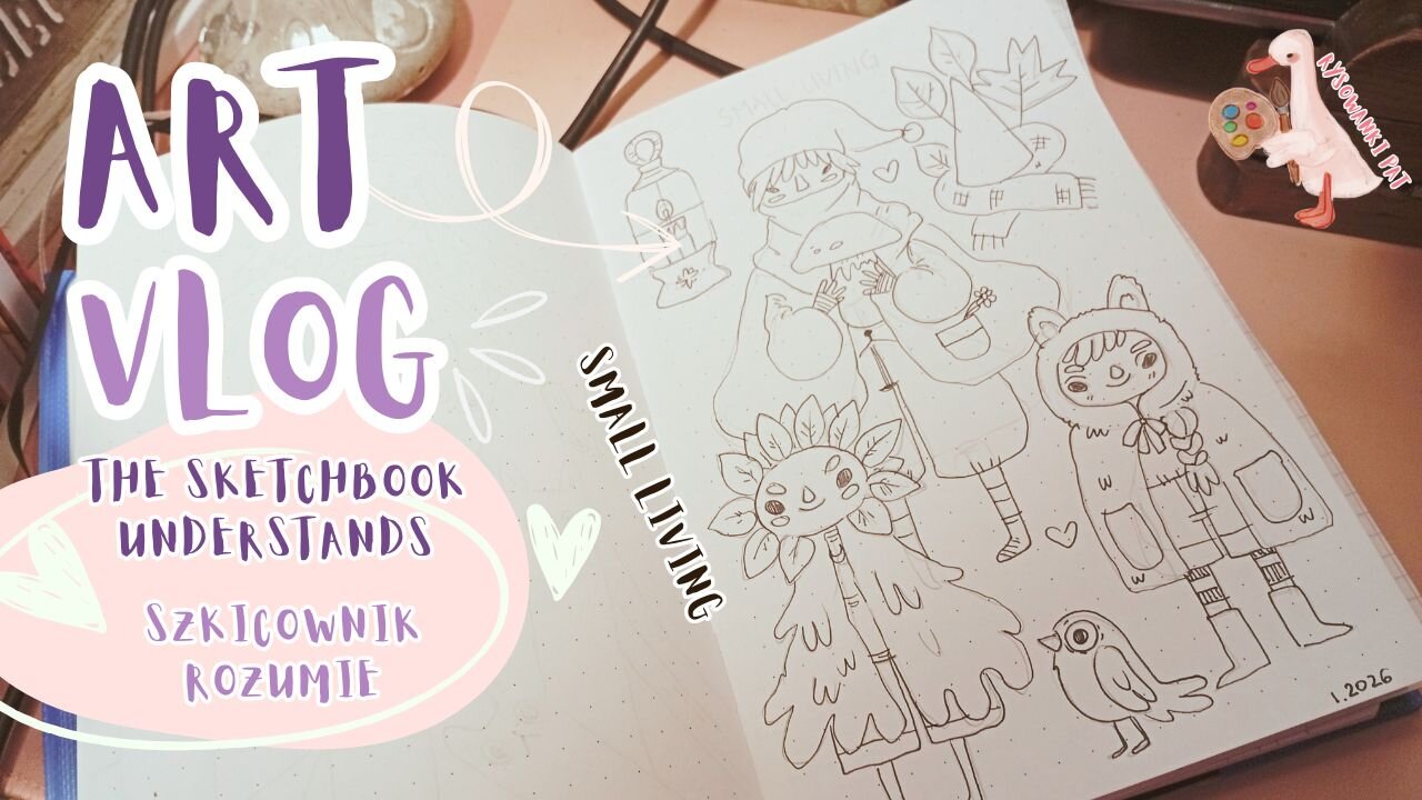 My art vlog 🌟✏️ draw with me 🍄 art asmr
