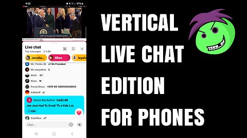 Mister Metokur - Inauguration Day 2025 - VERTICAL LIVE CHAT EDITION FOR PHONES #President #Trump