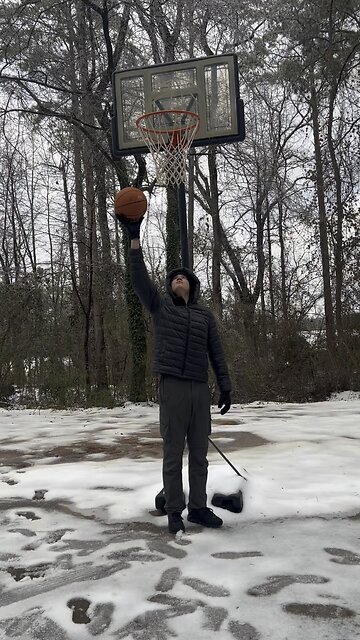 my basketball net froze