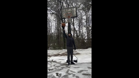 my basketball net froze