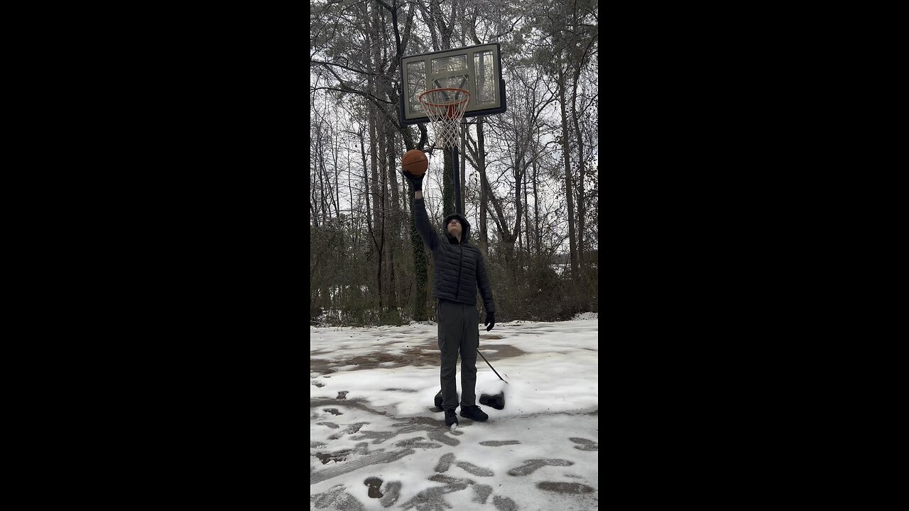 my basketball net froze