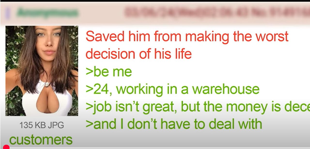 Saved From Marrying A Cheater - 4Chan Greentext Story