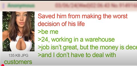 Saved From Marrying A Cheater - 4Chan Greentext Story