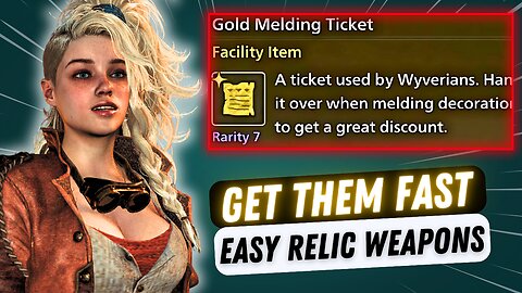 Fastest Gold Mending Tickets Farm Monster Hunter Wilds