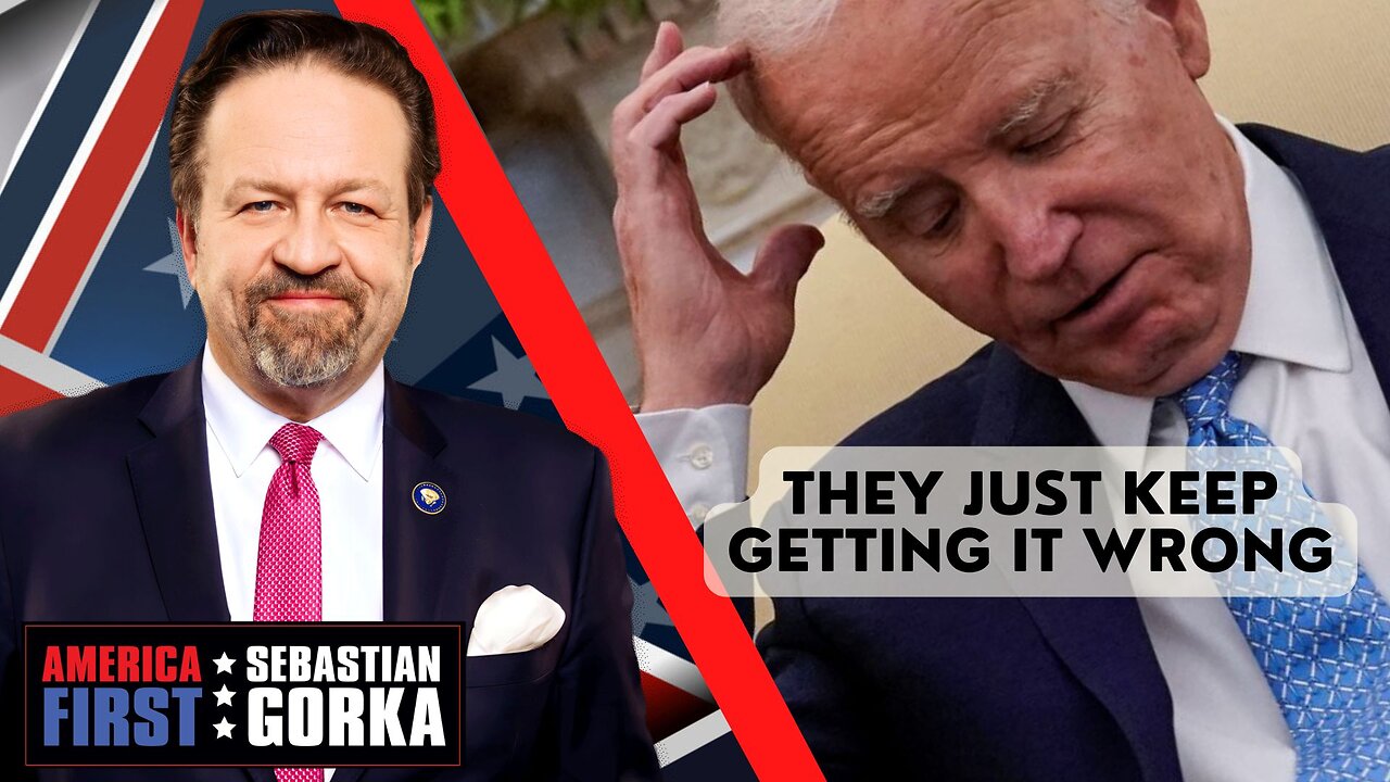 They just keep getting it wrong. Alex Marlow with Sebastian Gorka on AMERICA First