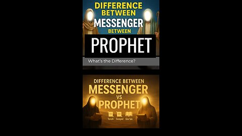 messenger vs prophet #Difference