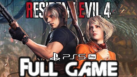 RESIDENT EVIL 4 REMAKE Complete on stream with PS5 PRO