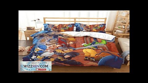 Kingdom Hearts Sora Goofy Donald Duck Fighting Bedding Set Review