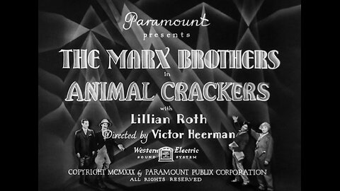 Marx Brothers - Animal Crackers (1930)