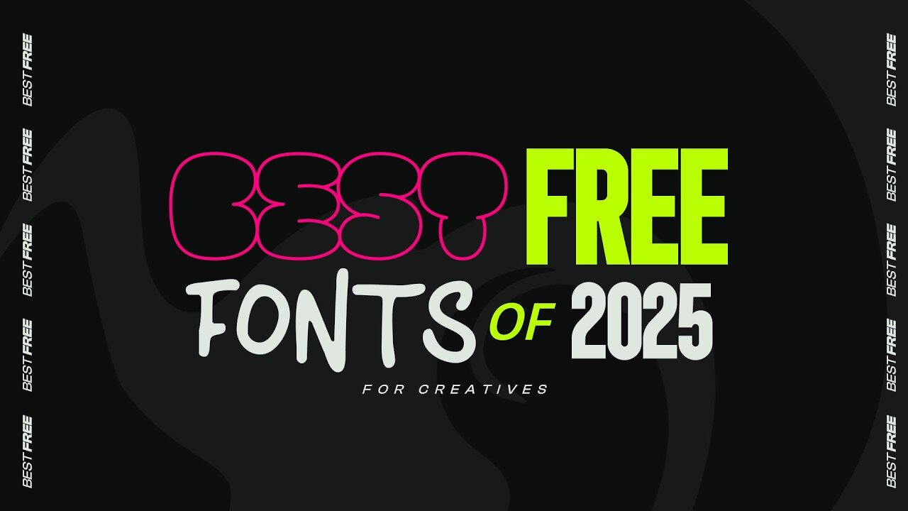 Best Free Fonts for Designers (2025)