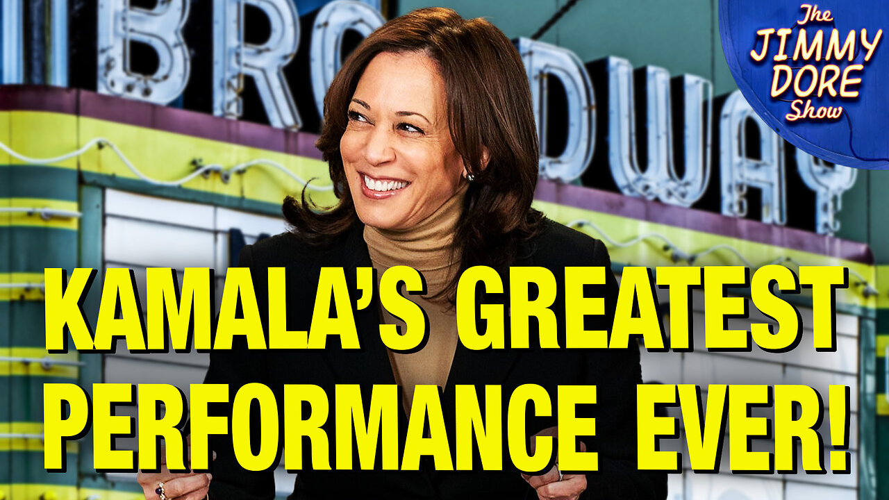 Drunken Kamala Comes To Broadway!