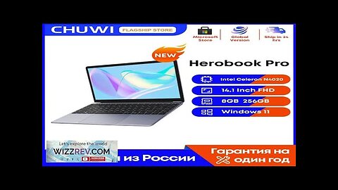 CHUWI HeroBook Pro Laptop 14.1 inch IPS Screen 8GB RAM 256GB SSD Review