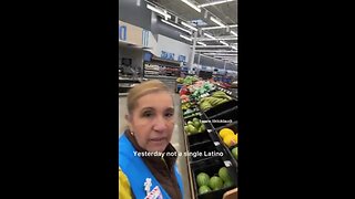 Employee, “Look how WALMART Is EMPTY without people"