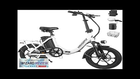 HOVERFLY H3 16" Electric Bike Max 25Miles Range(Pedal-Assist) & Speed 15.5 Mph Review