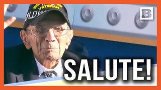 Salute! Trump Honors 100-Year-Old WWII Veteran Felix Maurizio