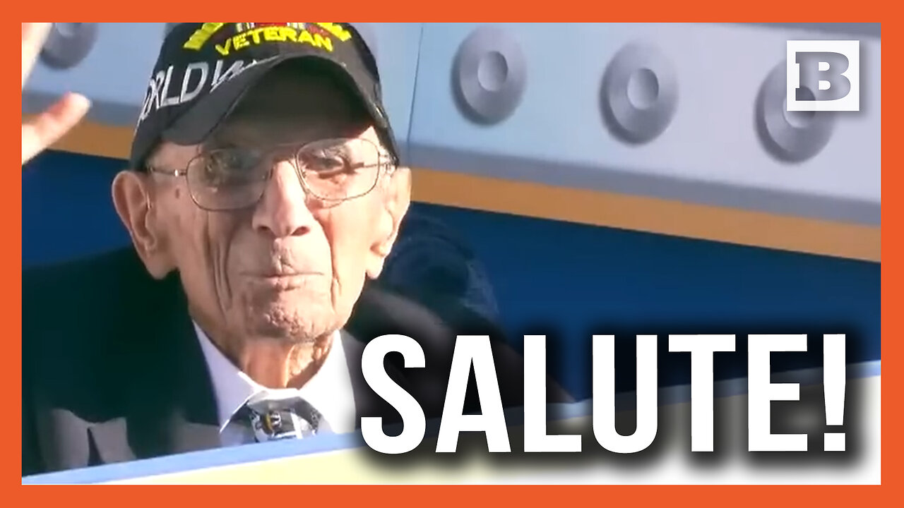 Salute! Trump Honors 100-Year-Old WWII Veteran Felix Maurizio