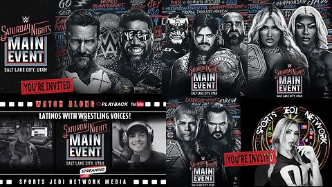 WWE Saturday Night’s Main Event Watch Along LIVE | Cody Rhodes vs Drew McIntyre | CM Punk vs Jey Uso