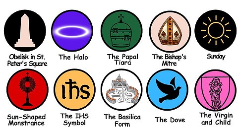 Tutti i SIMBOLI PAGANI NASCOSTI DELLO STATO IDOLATRA DELLA CITTà DEL VATICANO spiegati DOCUMENTARIO Il paganesimo moderno,comprende una vasta serie di cults,sette e nuovi movimenti religiosi detti NRM e cult UFO,apocalittici che esistono da decenni