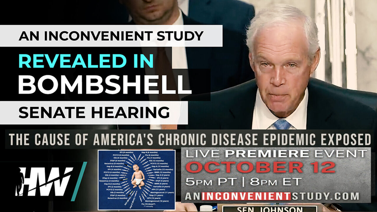 An Inconvenient Study Revealed in BOMBSHELL Senate Hearing