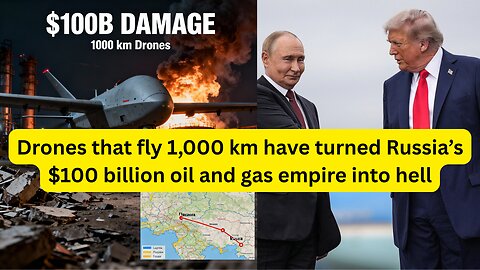 Long-Range Drones Strike Russia’s Oil & Gas — $100B Damage, Supply Chaos