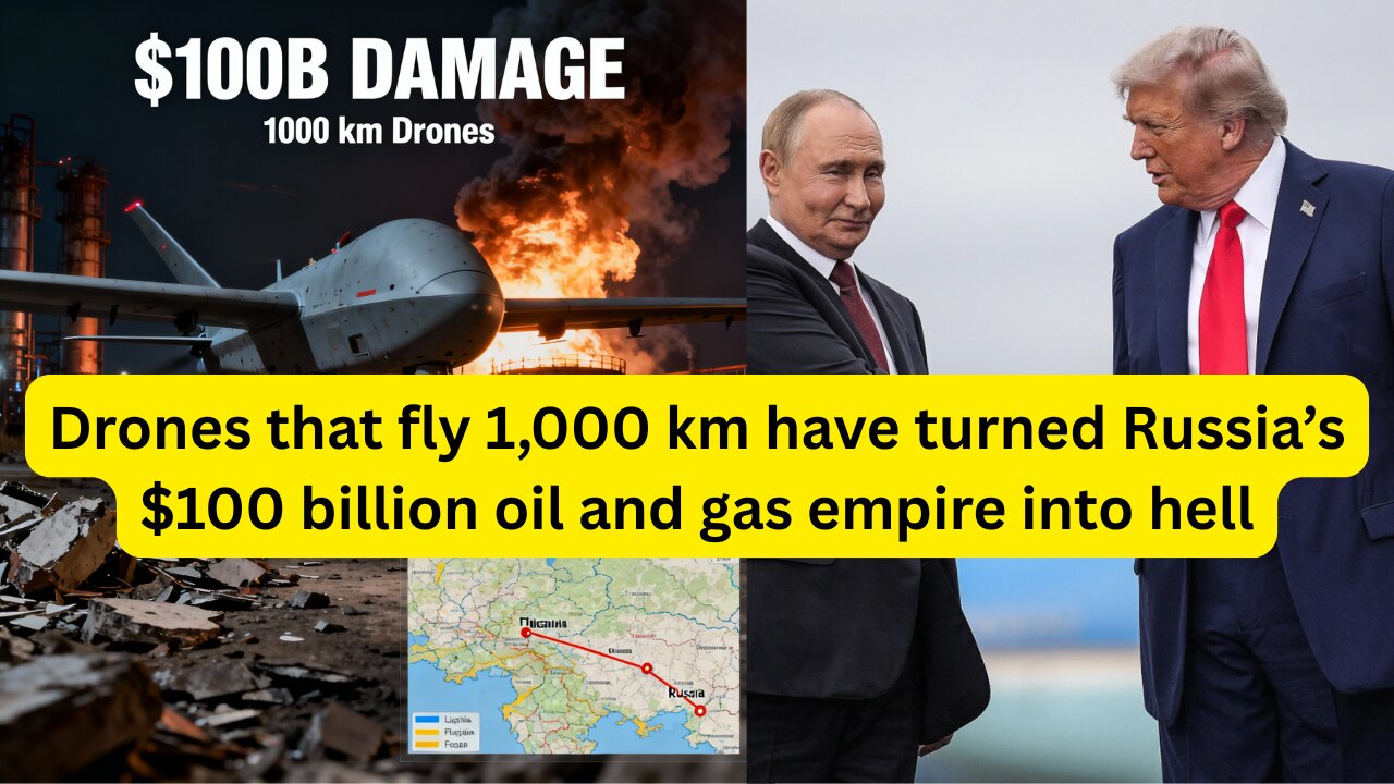 Long-Range Drones Strike Russia’s Oil & Gas — $100B Damage, Supply Chaos