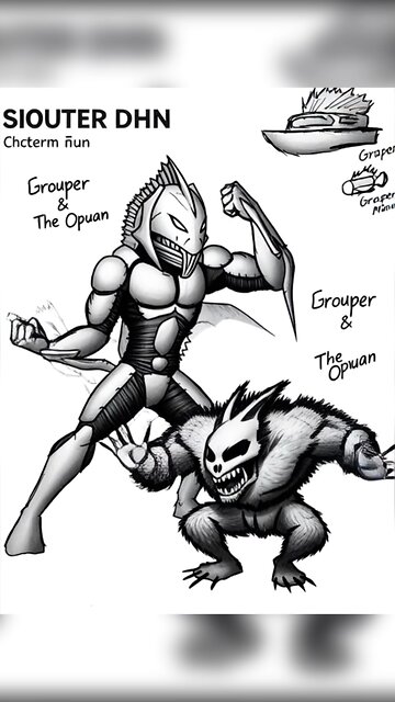 Grouperman & the opossum