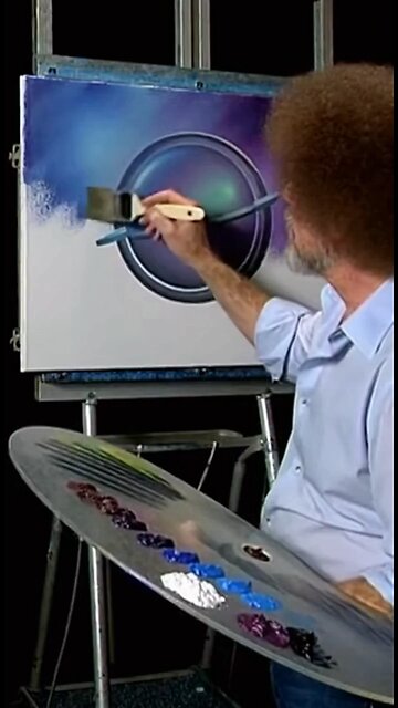 Bob Ross Paints The Demon Core