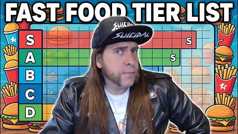 FAST FOOD TIER LIST (LAST STREAM OF 2025)