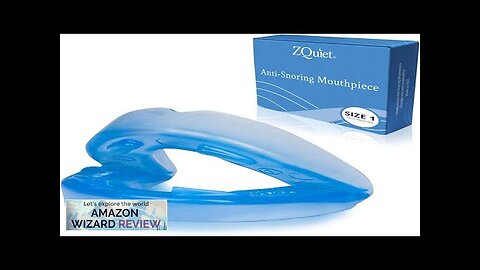 ZQuiet Anti-Snoring Mouthpiece Comfort Size #1 Single Refill Blue Made in USA Review