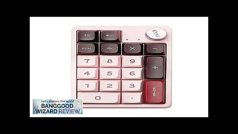 KZZI K20 19 Keys Tri-mode Wireless Mechanical Keypad with Knob Hot Swappable Review