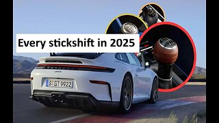 Every stick shift car for sale in 2025, and 1 Truck