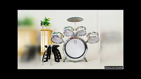 Kids Drum Set Toddler Jazz Drum Kit Toys with Stool Pedal Percussion Review