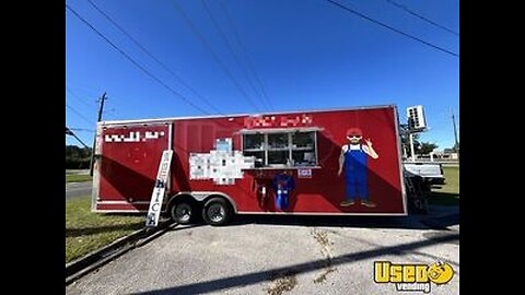 TURNKEY - 2022 8.5' x 26' Freedom Kitchen Food Concession Trailer with Pro-Fire Suppression for Sale