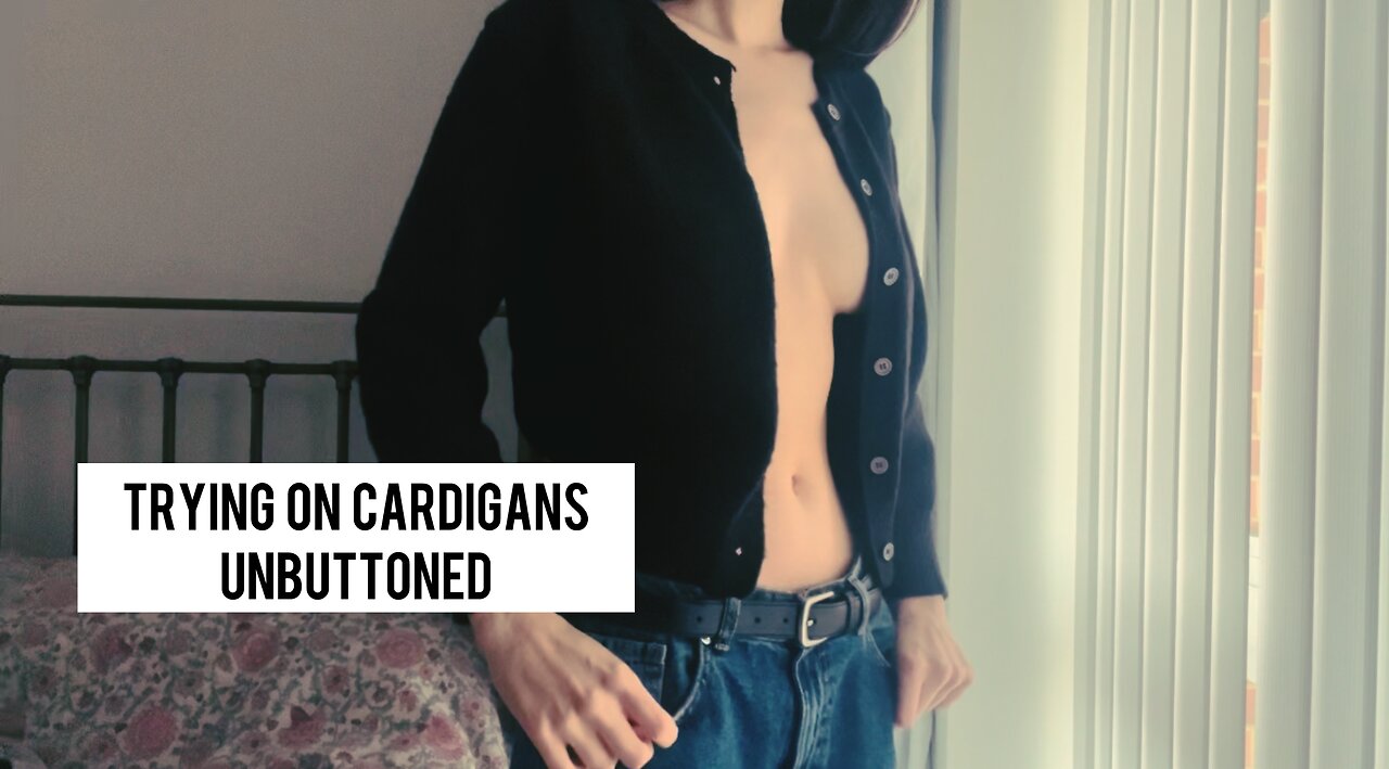 UNBUTTONED CARDIGAN TRY ON HAUL