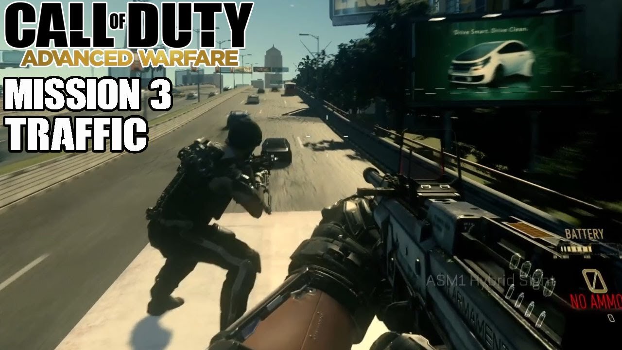 COD Advanced Warfare Walkthrough Gameplay Part 3 Traffic Campaign Mission 3 Ultra Settings[4K UHD]