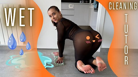 Transparent Cleaning 4k | Transparent Cleaning Girl Tutorial | 4k Transparent Cleaning
