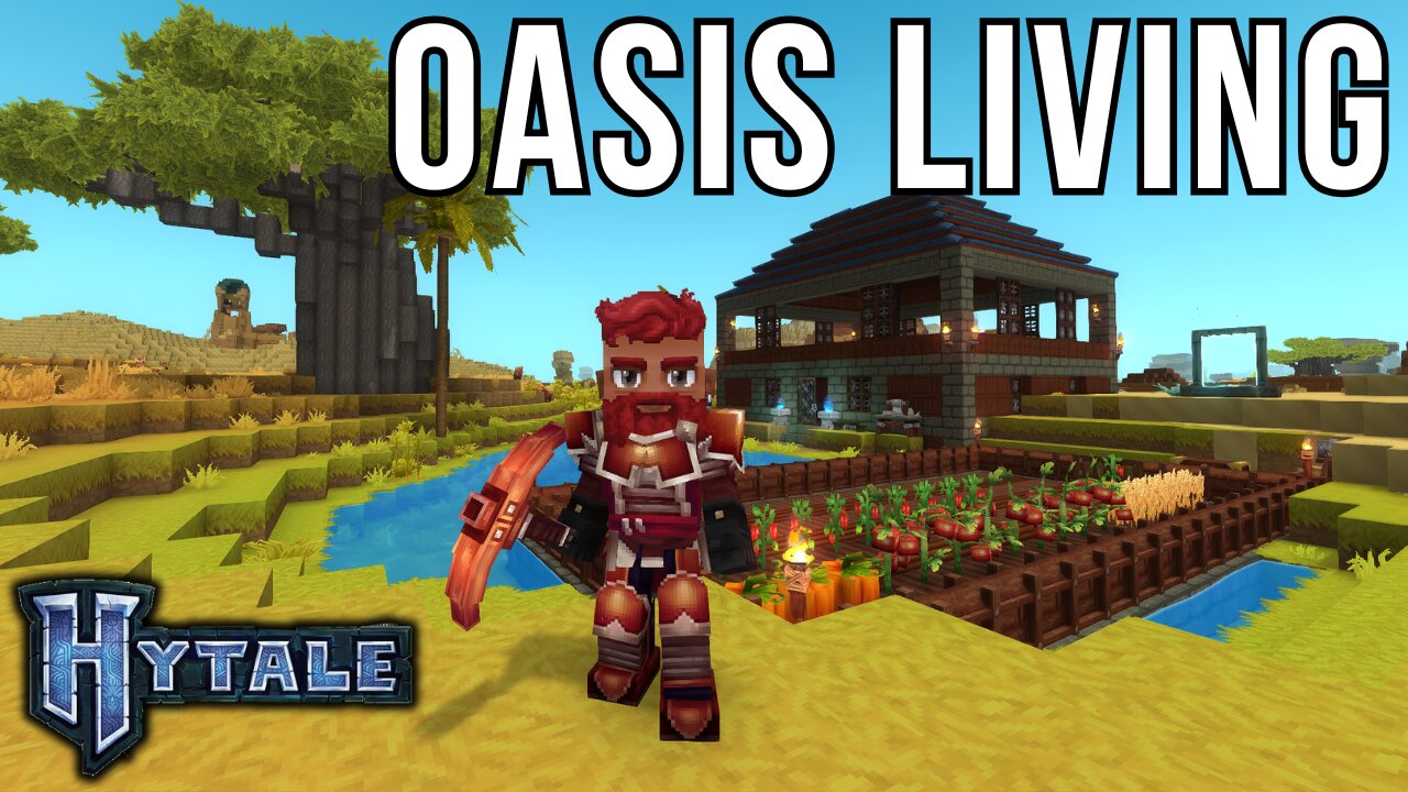 Living At The Oasis, Sand Storms and Poison Bees - Hytale