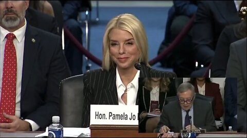 01/15/2025 Senator Durbin Asks AG Pam Bondi About "QAnon"