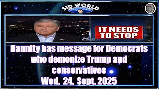 Hannity has message for Democrats who demonize Trump and conservatives