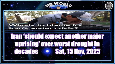 Iran ‘should expect another major uprising’ over worst drought in decades DW News