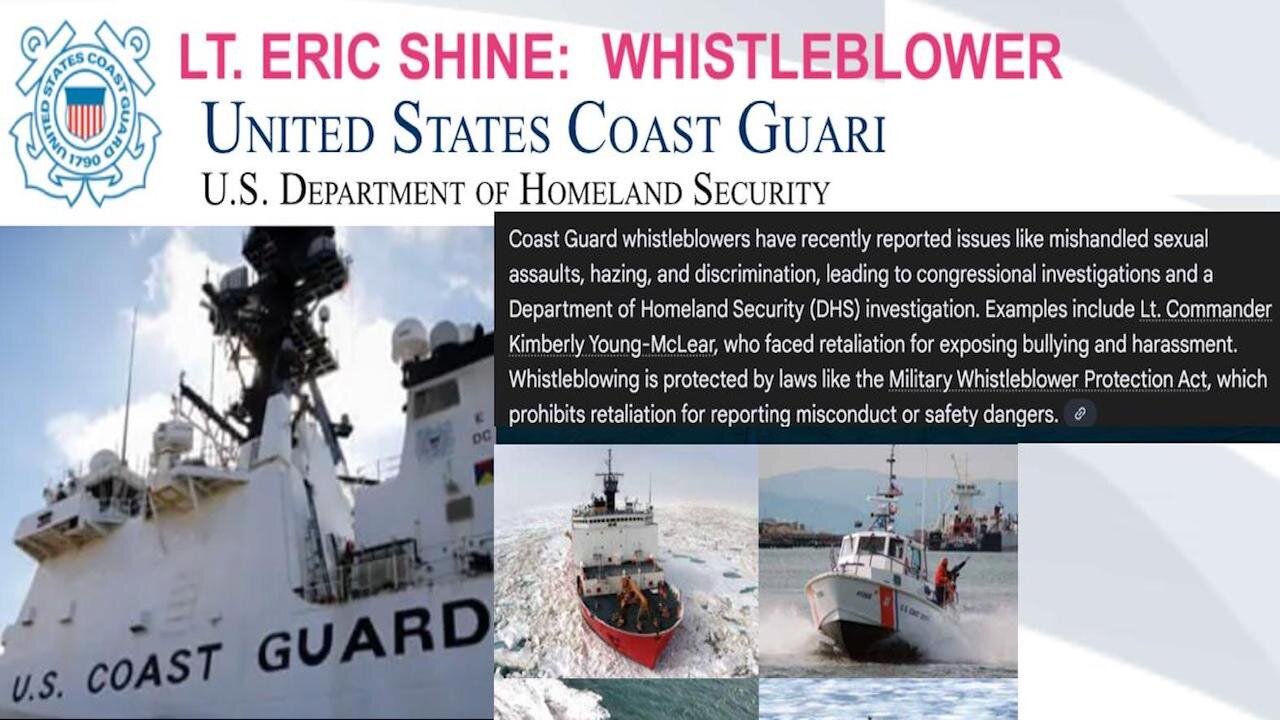 ERIC SHINE: WHISTLEBLOWER COAST GUARD MERCHANT MARINE