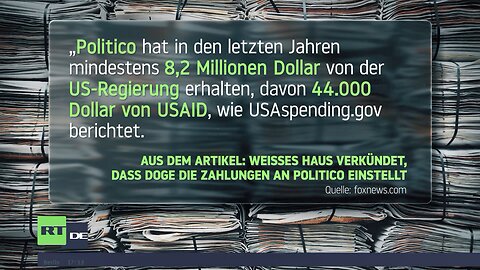 Weißes Haus bestätigt: Axel Springers Politico hat Geld von US-Regierung bekommen