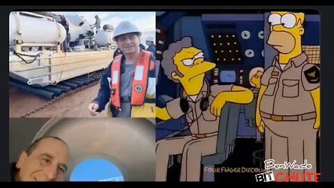 A link between a Simpsons episode and the submarine that is stuck - it gets weirder and weirder.